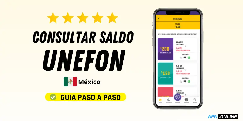 Cómo consultar saldo Unefon México GRATIS